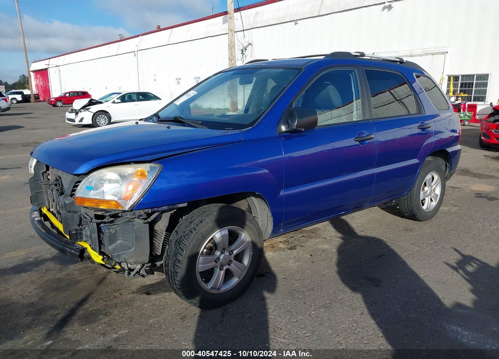 2009 KIA SPORTAGE LX VIN: KNDJF724X97574055