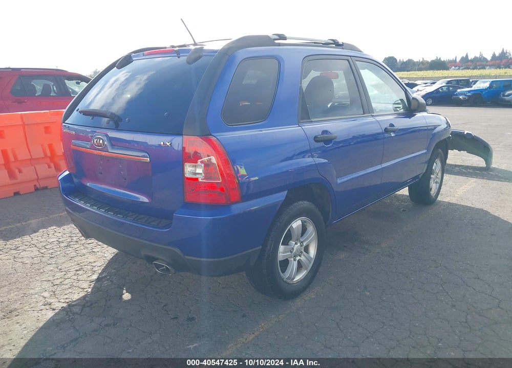 2009 KIA SPORTAGE LX VIN: KNDJF724X97574055