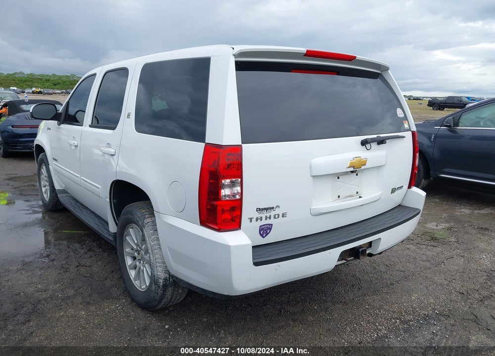 2013 CHEVROLET TAHOE HYBRID VIN: 1GNSKDEJXDR222730