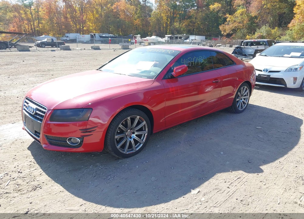 2011 AUDI A5 2.0T PREMIUM VIN: WAUVFAFR7BA040943