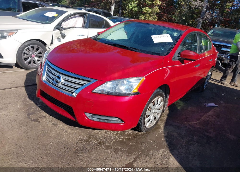 2014 NISSAN SENTRA S VIN: 3N1AB7AP2EL685537