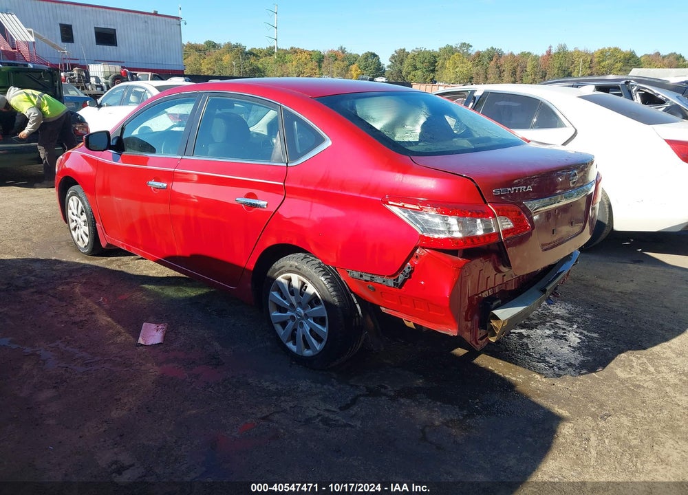 2014 NISSAN SENTRA S VIN: 3N1AB7AP2EL685537
