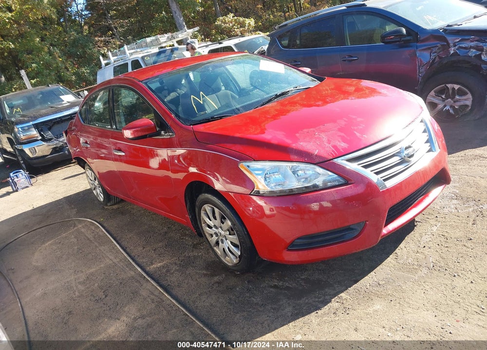 2014 NISSAN SENTRA S VIN: 3N1AB7AP2EL685537