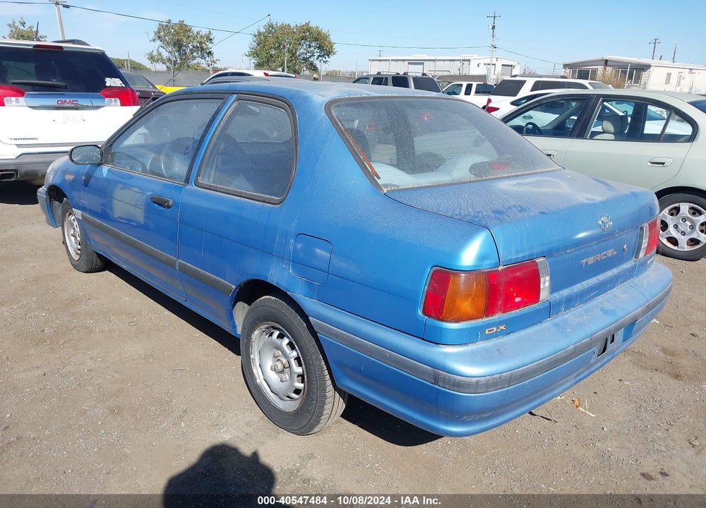 1993 TOYOTA TERCEL DX VIN: JT2EL43S1P0325017