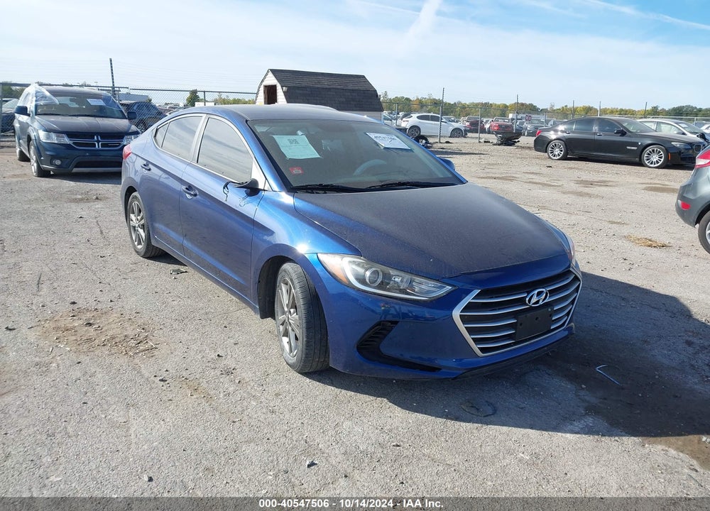 2018 HYUNDAI ELANTRA SEL VIN: 5NPD84LF1JH391634
