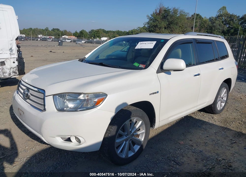2009 TOYOTA HIGHLANDER HYBRID LIMITED VIN: JTEEW44AX92036256
