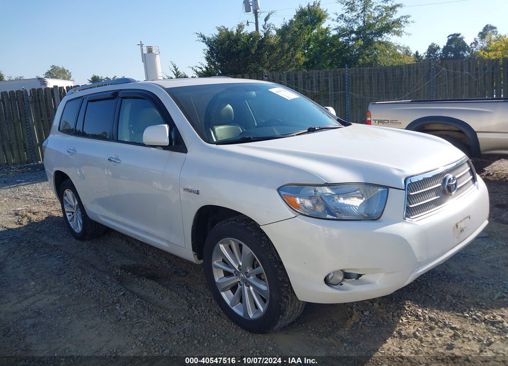 2009 TOYOTA HIGHLANDER HYBRID LIMITED VIN: JTEEW44AX92036256