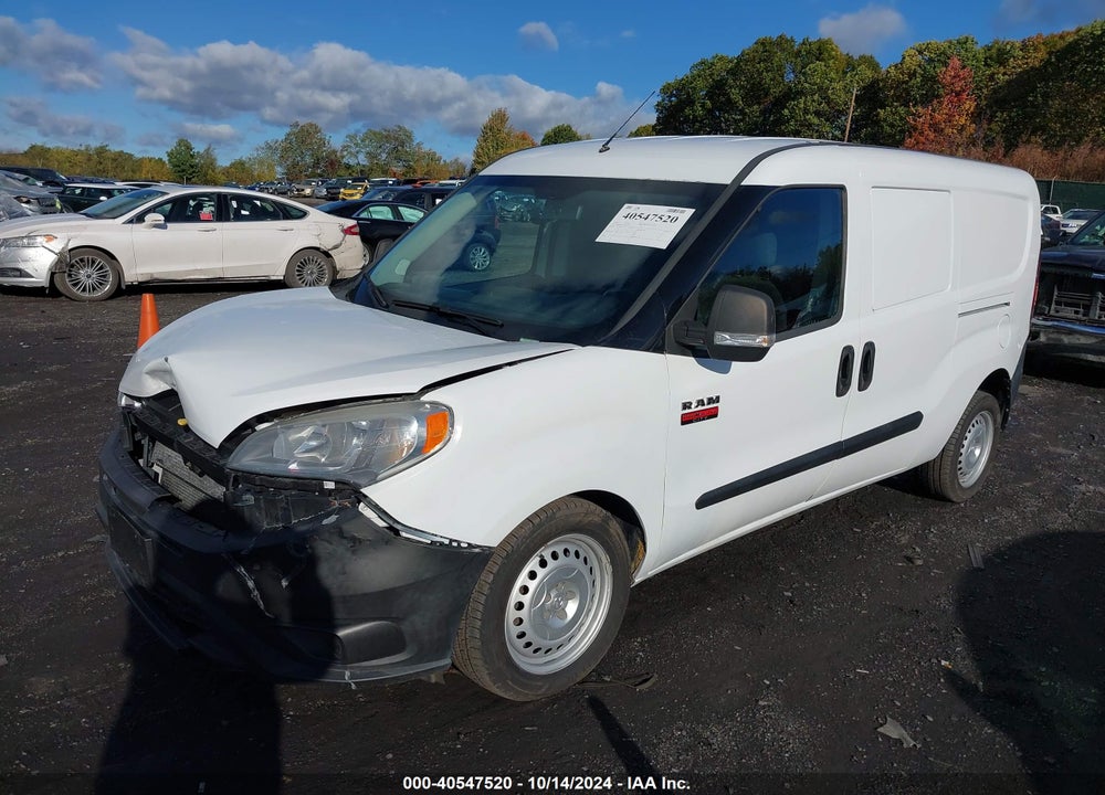 2016 RAM PROMASTER CITY TRADESMAN VIN: ZFBERFAT0G6C11350
