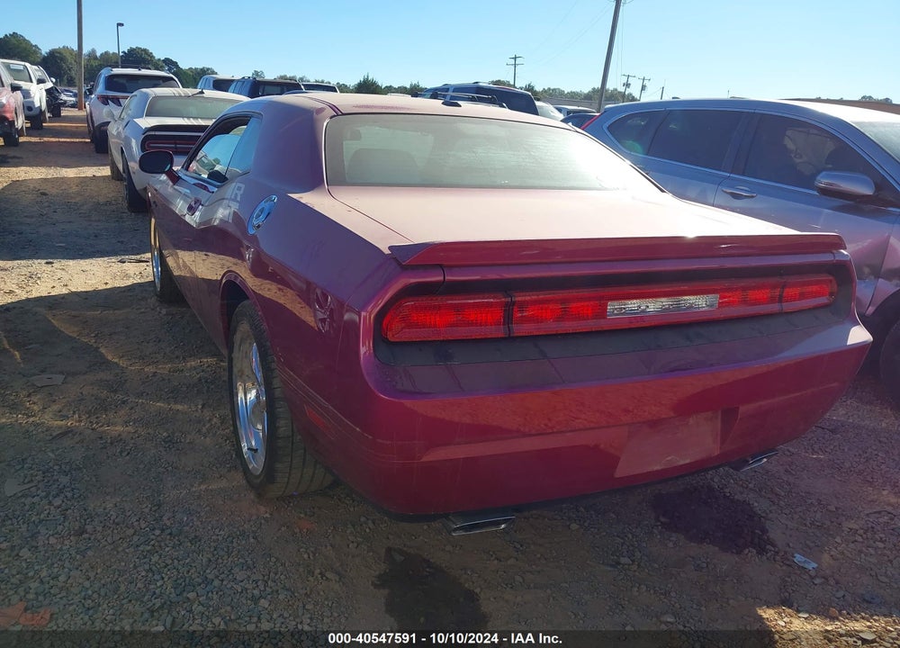 2010 DODGE CHALLENGER R/T VIN: 2B3CJ5DT1AH295748