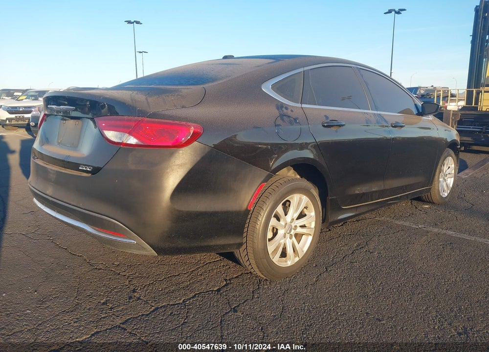2015 CHRYSLER 200 LIMITED VIN: 1C3CCCAB9FN603681