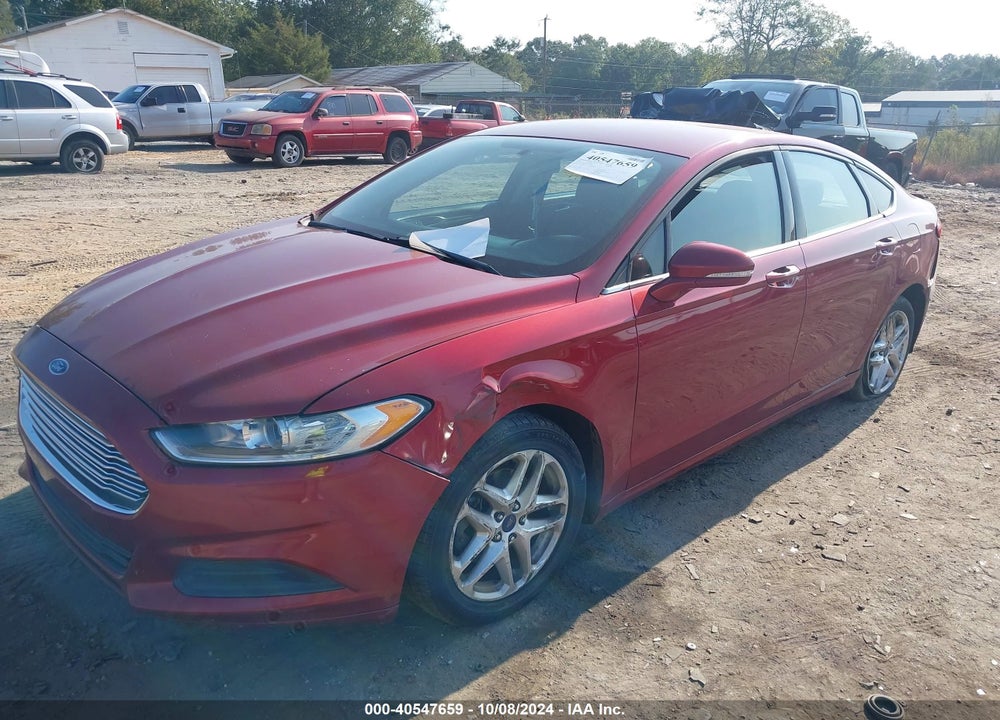 2016 FORD FUSION SE VIN: 3FA6P0H74GR116941
