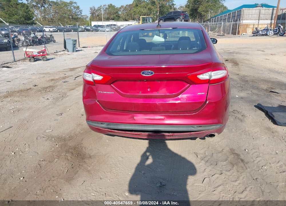 2016 FORD FUSION SE VIN: 3FA6P0H74GR116941