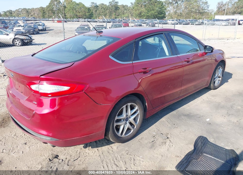 2016 FORD FUSION SE VIN: 3FA6P0H74GR116941