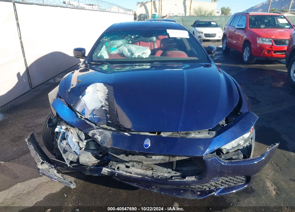 2016 MASERATI GHIBLI VIN: ZAM57XSAXG1165277