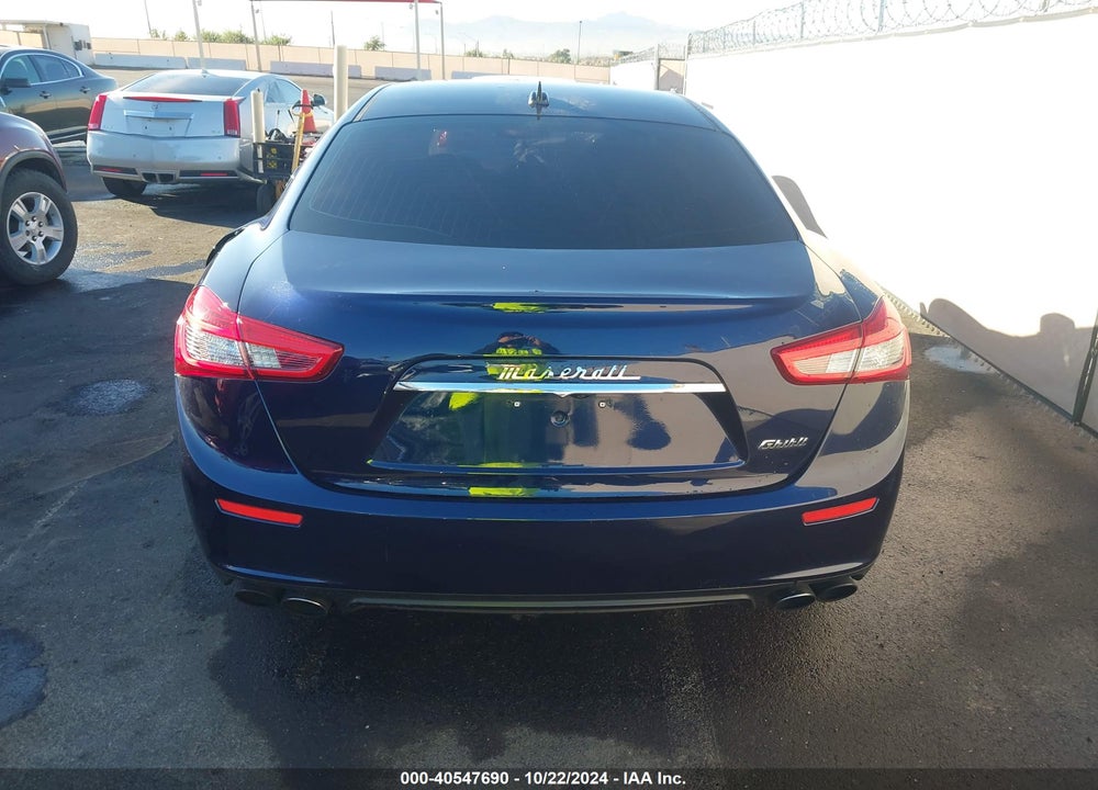 2016 MASERATI GHIBLI VIN: ZAM57XSAXG1165277