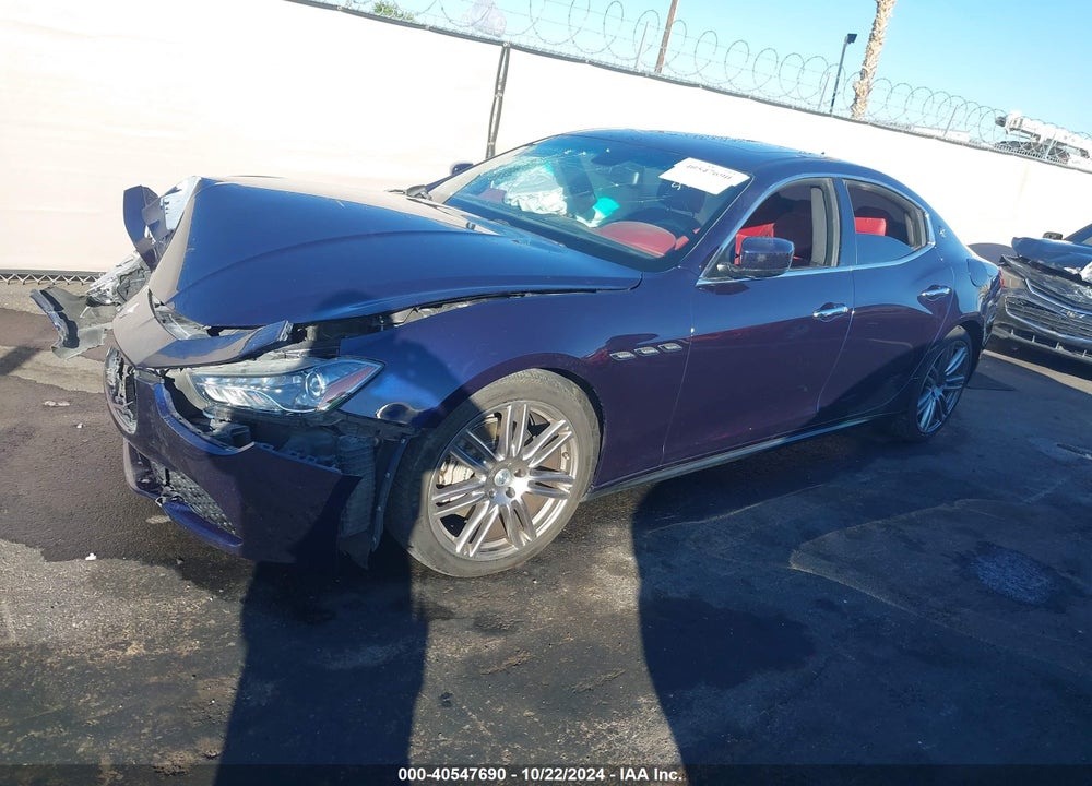 2016 MASERATI GHIBLI VIN: ZAM57XSAXG1165277