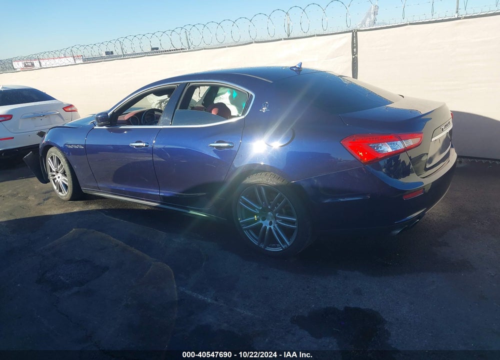 2016 MASERATI GHIBLI VIN: ZAM57XSAXG1165277