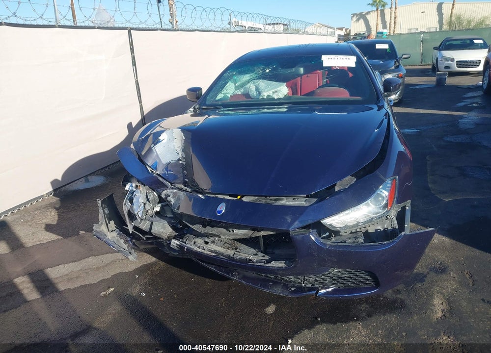 2016 MASERATI GHIBLI VIN: ZAM57XSAXG1165277