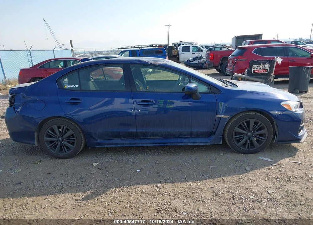 2015 SUBARU WRX VIN: JF1VA1A61F9827687