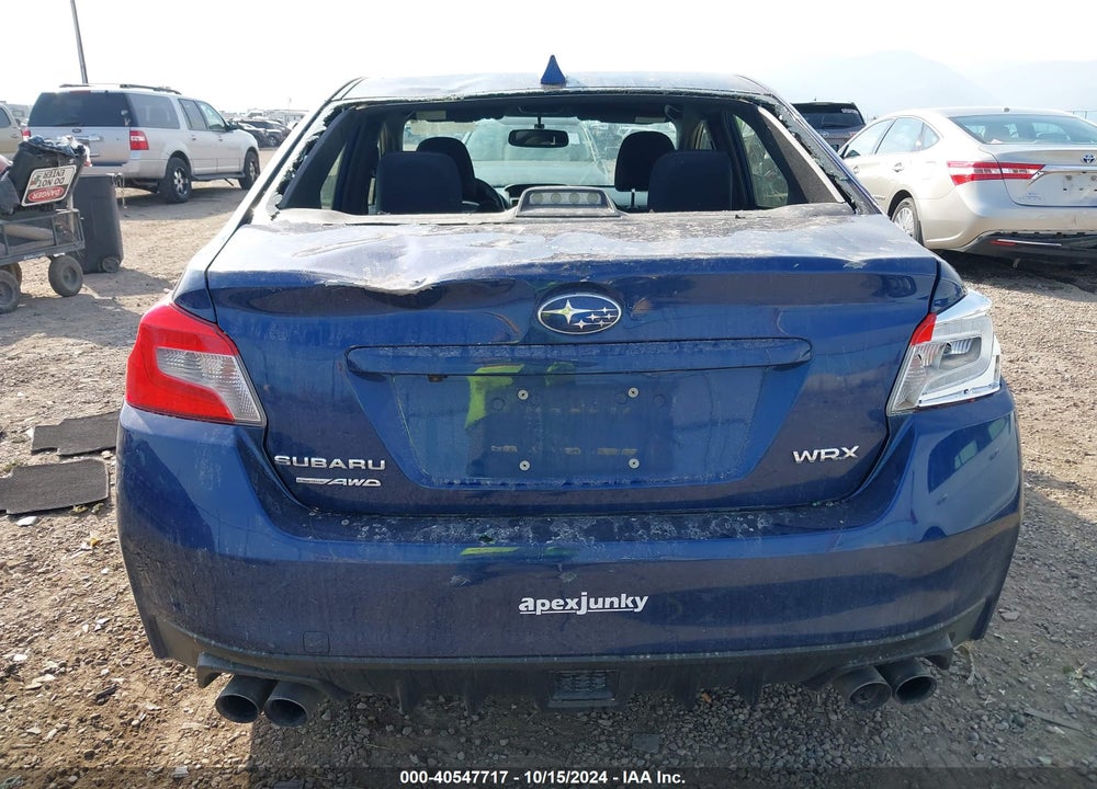 2015 SUBARU WRX VIN: JF1VA1A61F9827687