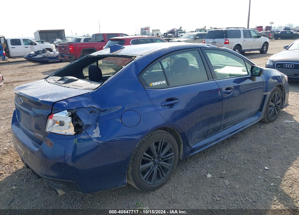 2015 SUBARU WRX VIN: JF1VA1A61F9827687