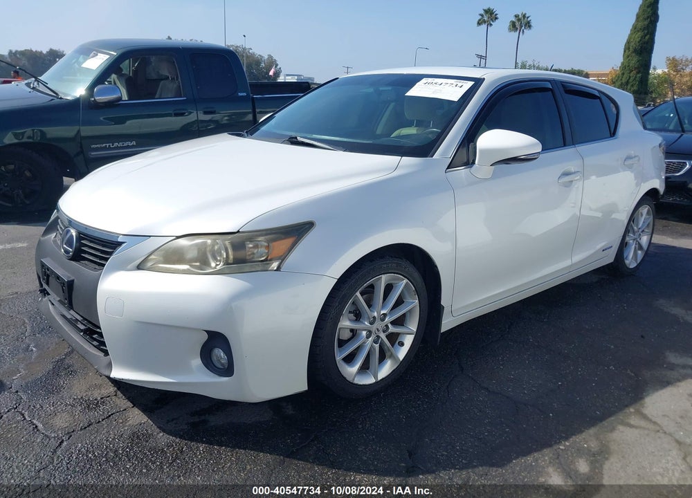 2012 LEXUS CT 200H PREMIUM VIN: JTHKD5BH2C2093429