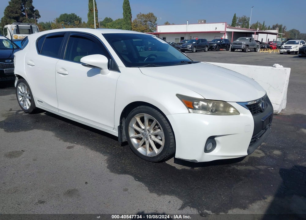 2012 LEXUS CT 200H PREMIUM VIN: JTHKD5BH2C2093429