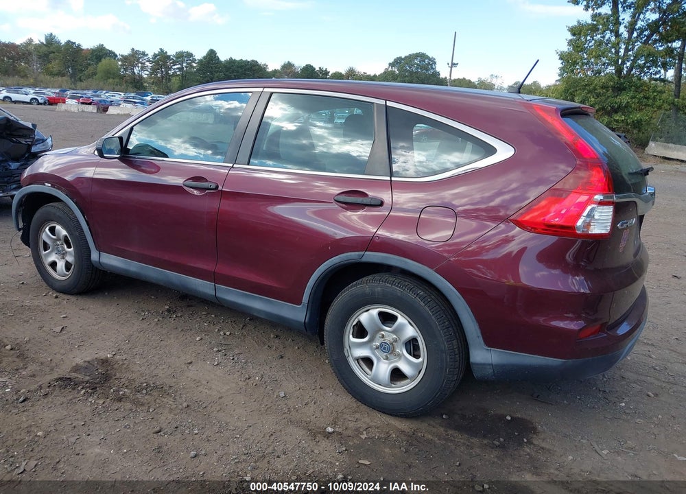2015 HONDA CR-V LX VIN: 5J6RM4H39FL017138