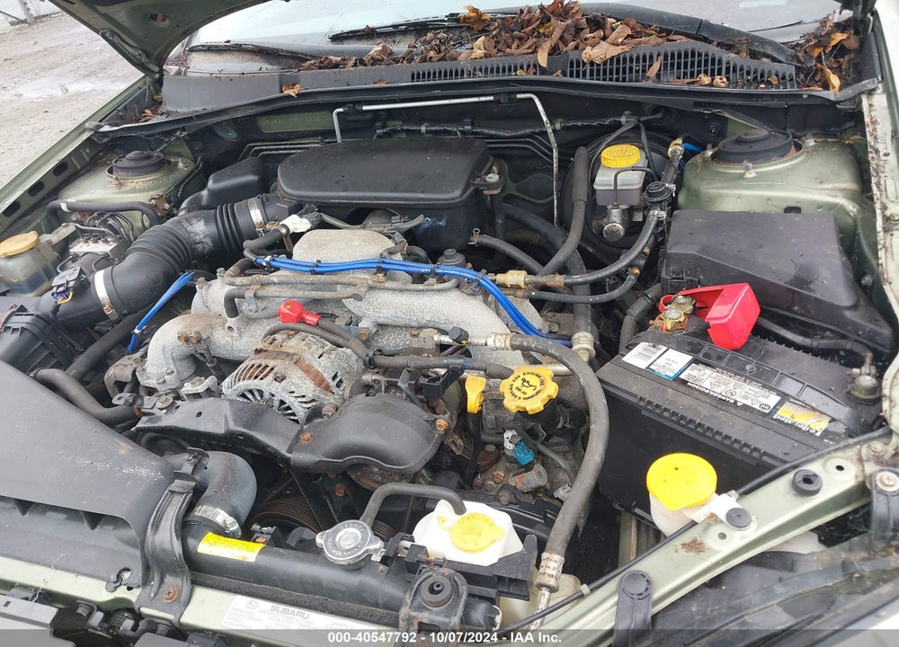 2002 SUBARU OUTBACK LIMITED VIN: 4S3BH686827630050