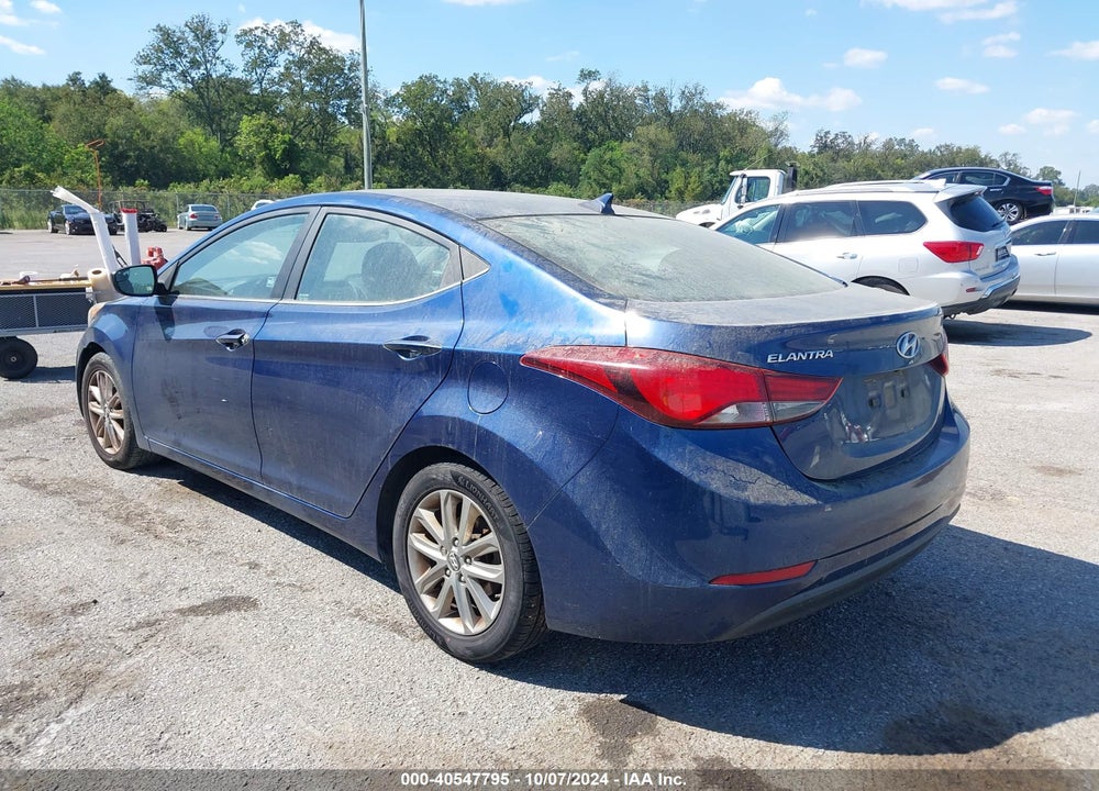 2015 HYUNDAI ELANTRA SE VIN: 5NPDH4AE4FH612807