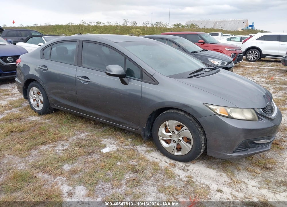 2013 HONDA CIVIC LX VIN: 19XFB2F58DE003826