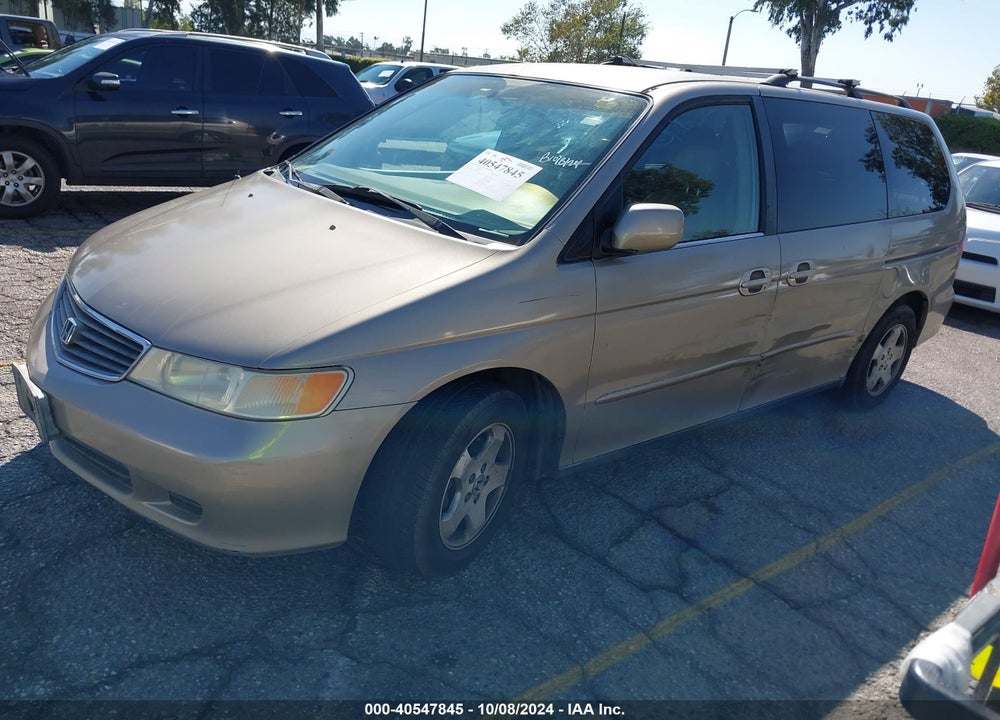 2001 HONDA ODYSSEY EX VIN: 2HKRL18681H500117