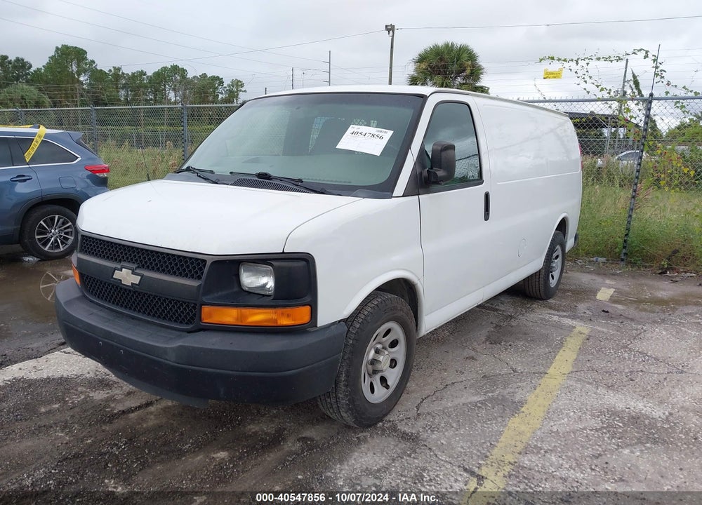 2012 CHEVROLET EXPRESS 1500 WORK VAN VIN: 1GCSGAFX4C1140100