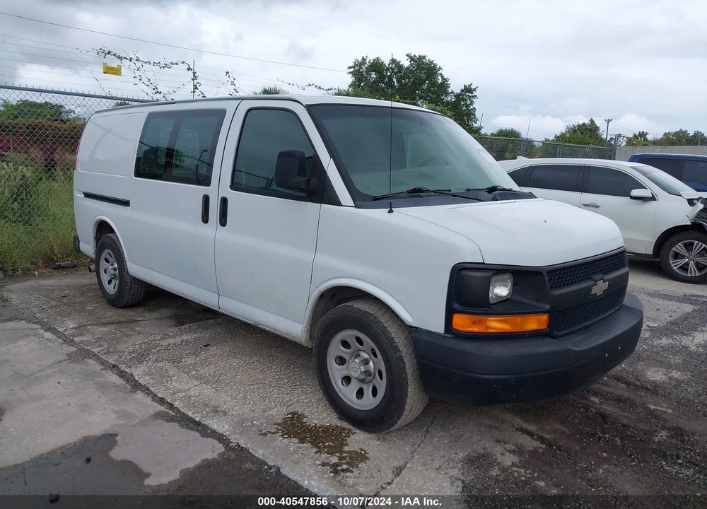 2012 CHEVROLET EXPRESS 1500 WORK VAN VIN: 1GCSGAFX4C1140100