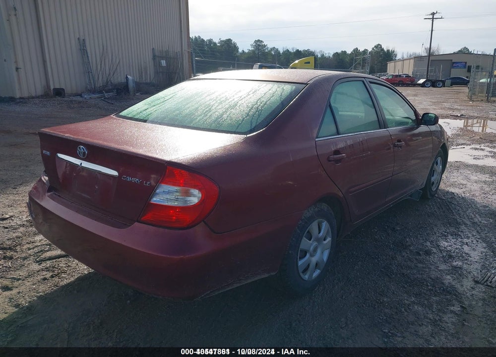 2003 TOYOTA CAMRY LE VIN: 4T1BE32K13U222498