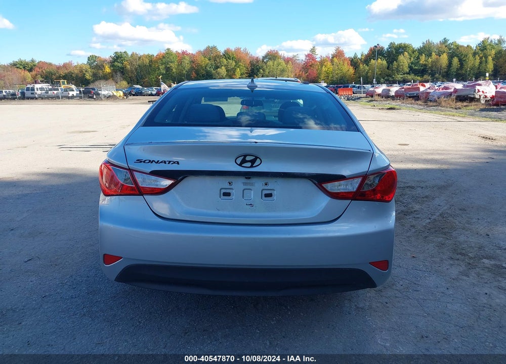2014 HYUNDAI SONATA GLS VIN: 5NPEB4AC6EH819976