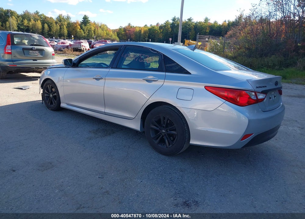 2014 HYUNDAI SONATA GLS VIN: 5NPEB4AC6EH819976