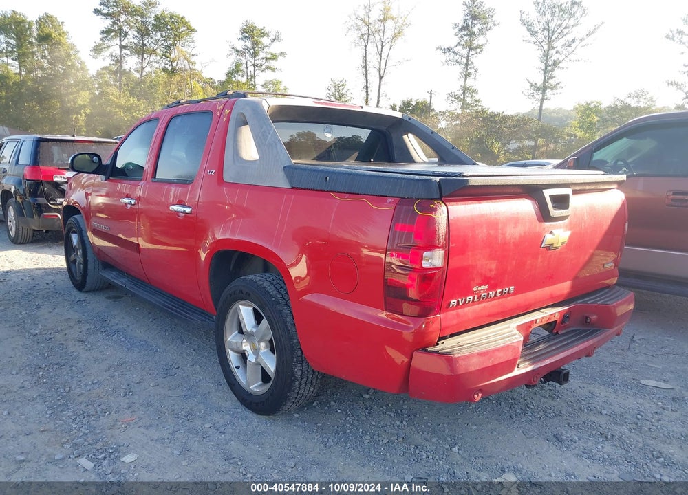 2007 CHEVROLET AVALANCHE 1500 LTZ VIN: 3GNEC12047G296699