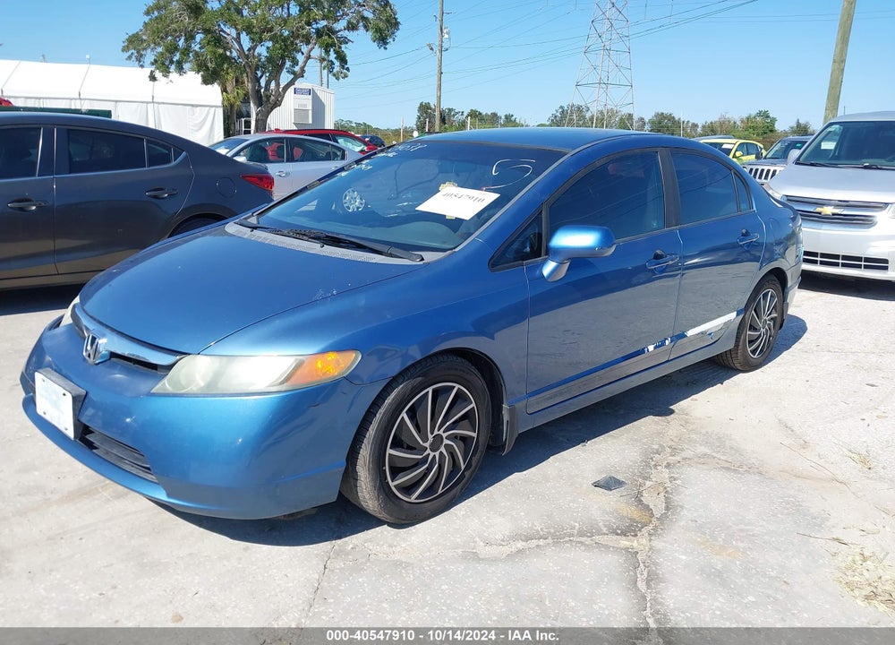 2008 HONDA CIVIC LX VIN: 1HGFA16568L077354
