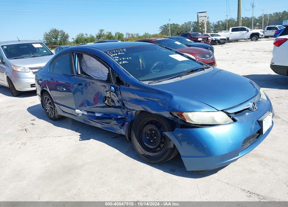 2008 HONDA CIVIC LX VIN: 1HGFA16568L077354