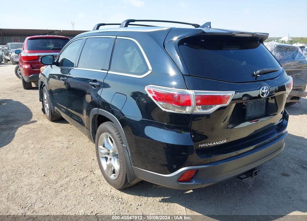 2014 TOYOTA HIGHLANDER LIMITED V6 VIN: 5TDDKRFH4ES039188