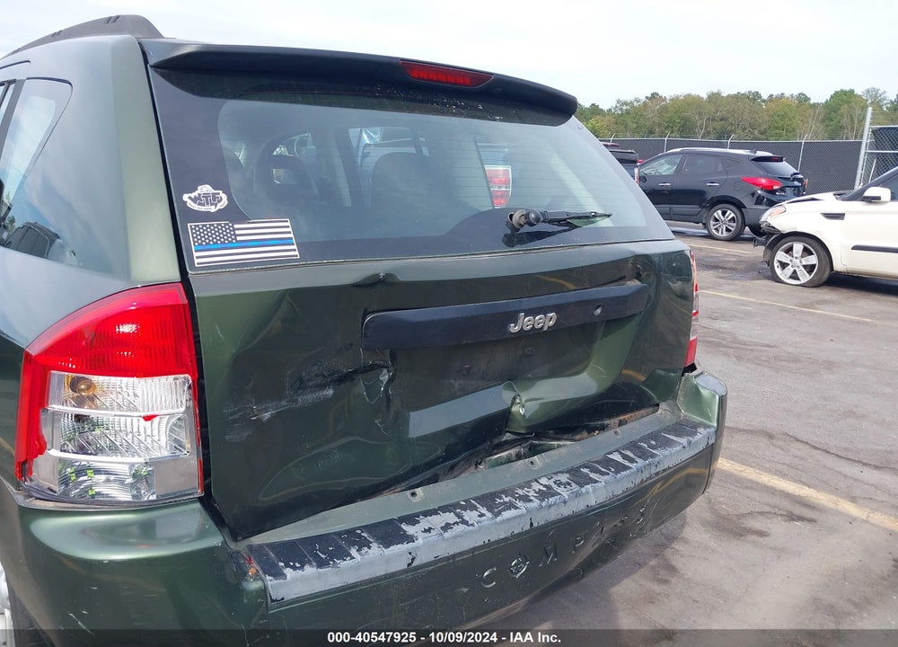 2008 JEEP COMPASS SPORT VIN: 1J8FT47048D684966