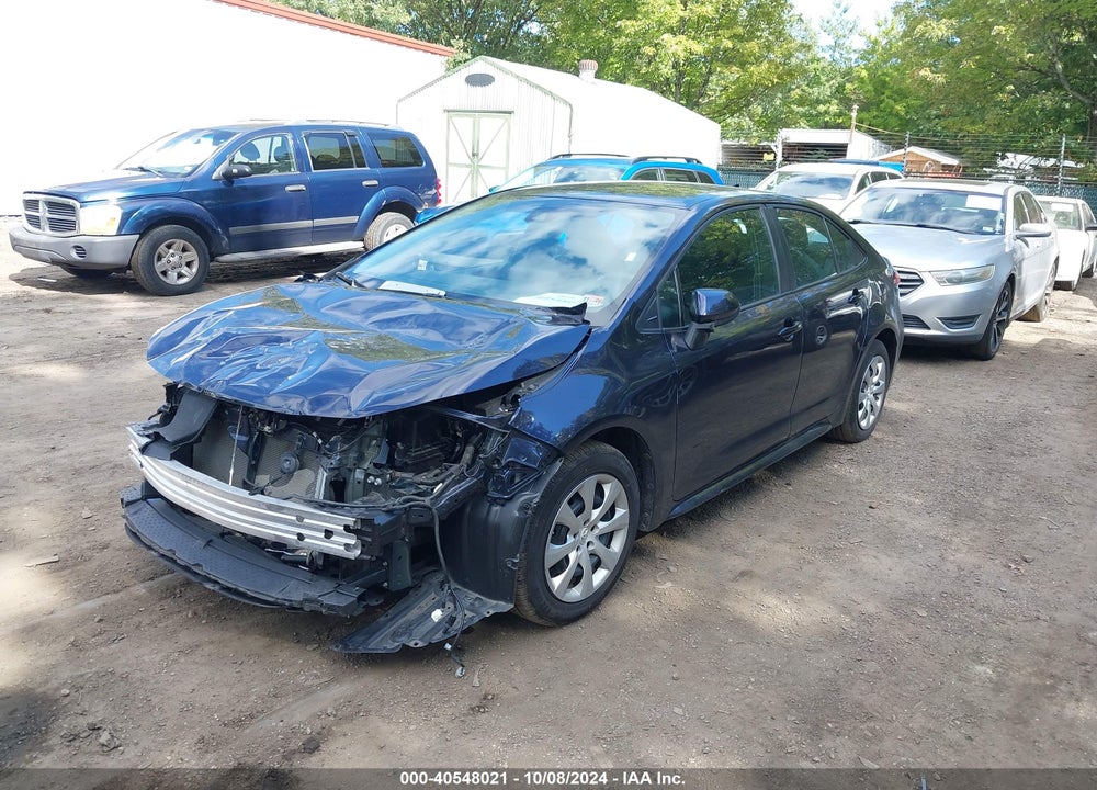2022 TOYOTA COROLLA LE VIN: 5YFEPMAE9NP352882