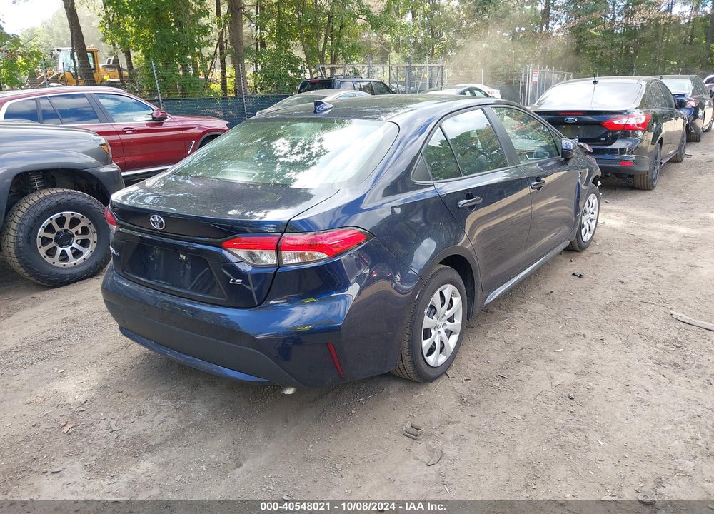 2022 TOYOTA COROLLA LE VIN: 5YFEPMAE9NP352882