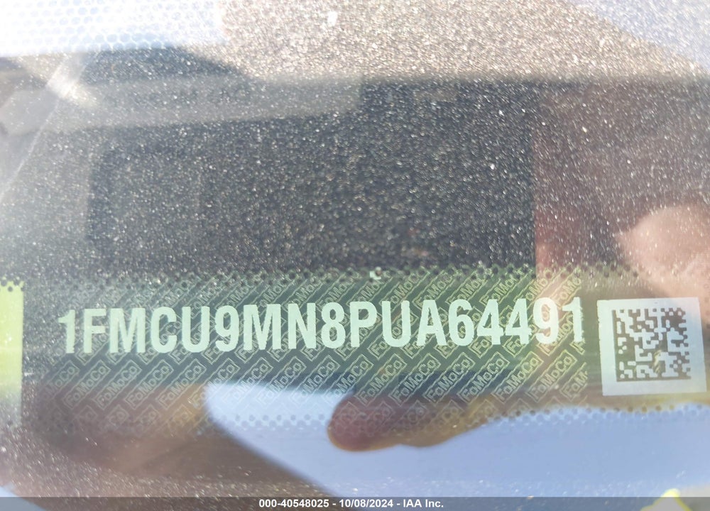 2023 FORD ESCAPE ST LINE VIN: 1FMCU9MN8PUA64491
