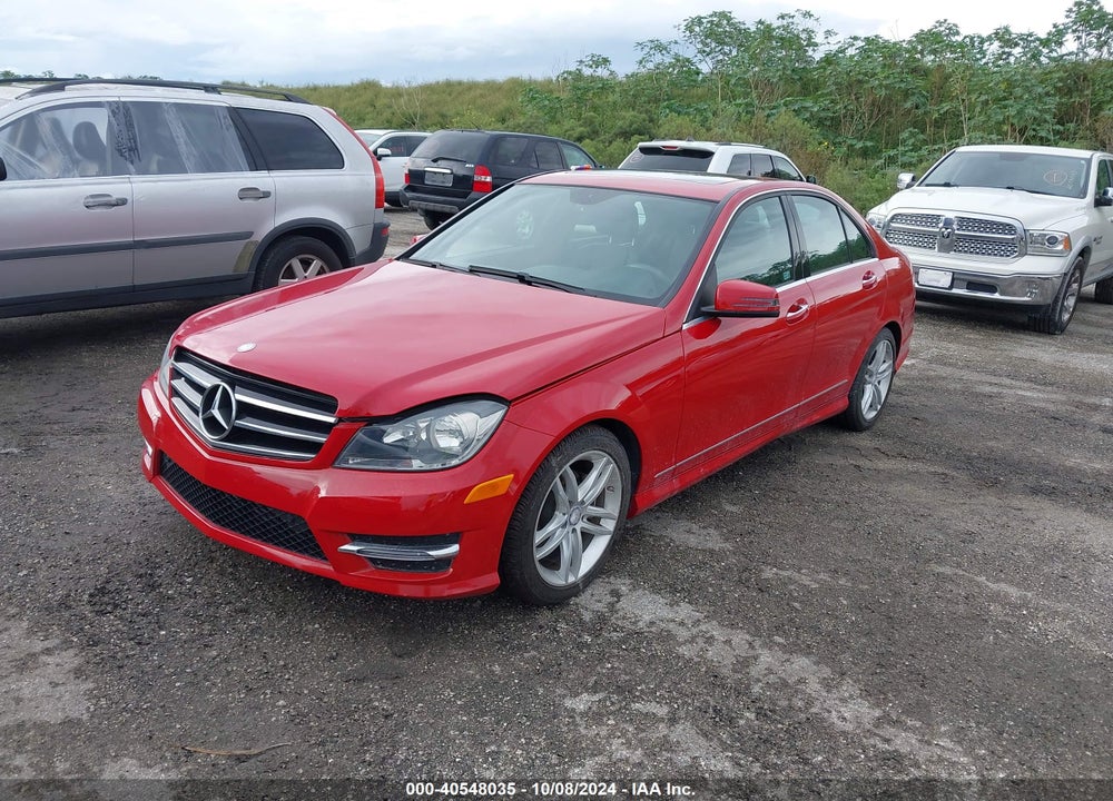 2014 MERCEDES-BENZ C 250 LUXURY/SPORT VIN: WDDGF4HB8EG222316