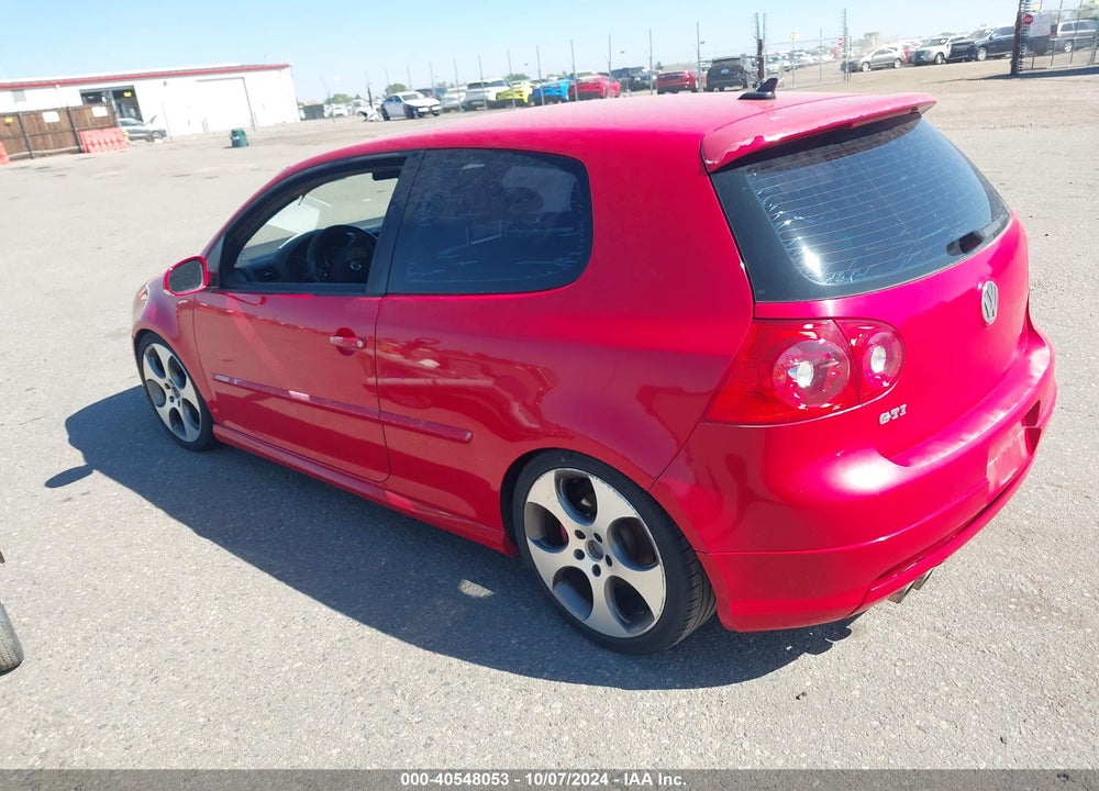 2009 VOLKSWAGEN GTI 2-DOOR VIN: WVWFV71K39W104349