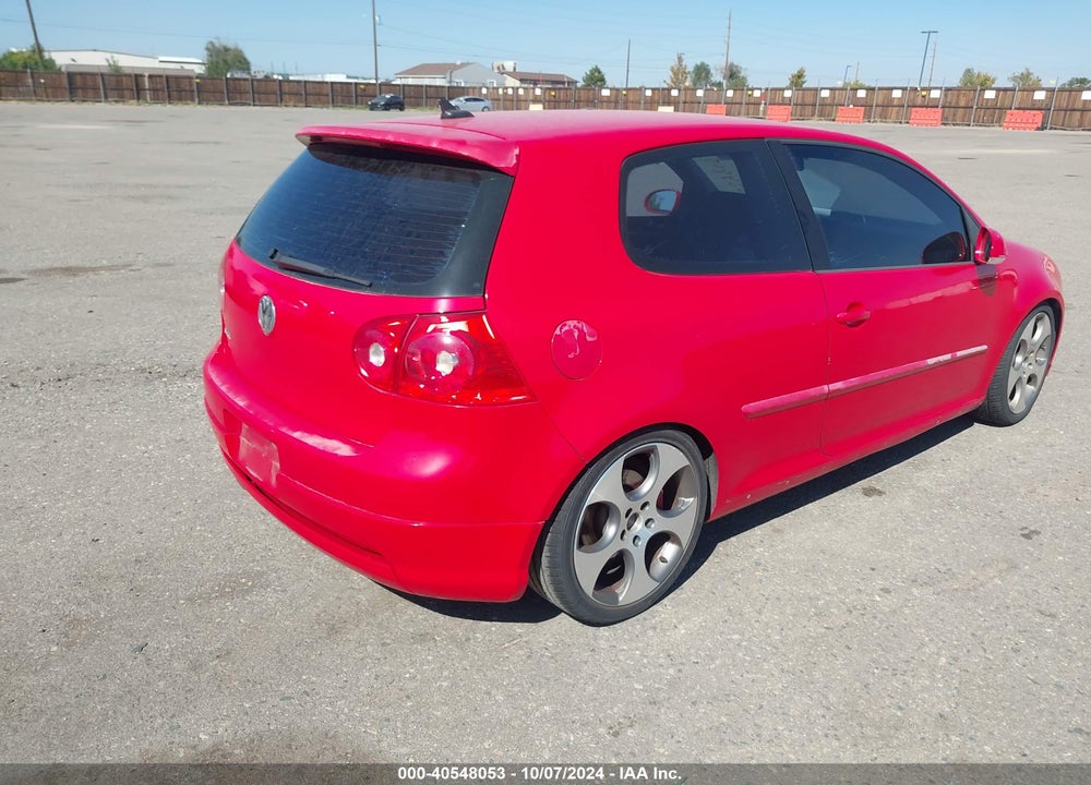 2009 VOLKSWAGEN GTI 2-DOOR VIN: WVWFV71K39W104349