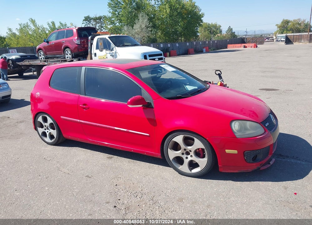 2009 VOLKSWAGEN GTI 2-DOOR VIN: WVWFV71K39W104349