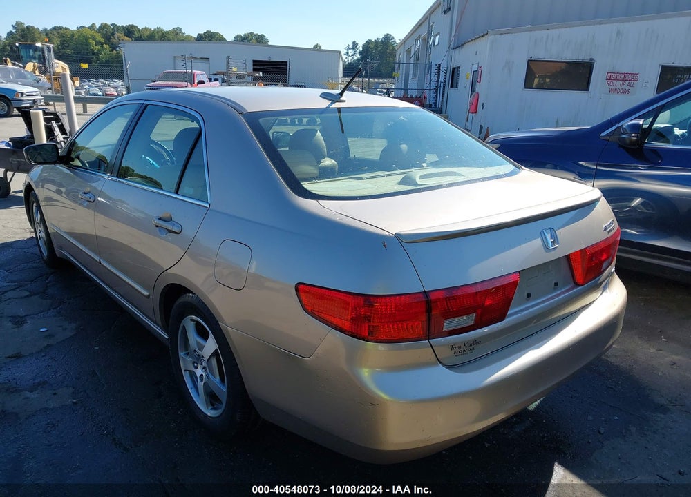 2005 HONDA ACCORD HYBRID IMA VIN: JHMCN36445C006950